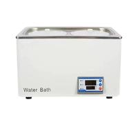 Baño María de laboratorio, Baño de agua eléctrico de temperatura constante con pantalla digital, tanque de agua for calentar en laboratorio, baño de agua hirviendo de doble orificio