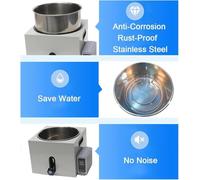 Baño María de laboratorio de 5 litros - Calefacción termostática inteligente, depósito de acero inoxidable, temperatura ajustable hasta 250 °C, calentamiento rápido y seguro.(3L)