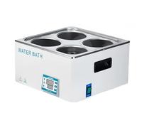Baño María de Laboratorio Digital, Calentador Termostático PID con Protección Contra Marcha en Seco, Tanque de Acero Inoxidable para Calentamiento Científico, Incubación, Equipos de Lab WB-4
