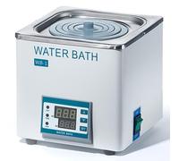 Baño María de Laboratorio Digital, Calentador Termostático PID con Protección Contra Marcha en Seco, Tanque de Acero Inoxidable para Calentamiento Científico, Incubación, Equipos de Lab WB-1