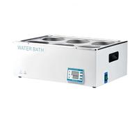 Baño María de Laboratorio Digital, Calentador Termostático PID con Protección Contra Marcha en Seco, Tanque de Acero Inoxidable para Calentamiento Científico, Incubación, Equipos de Lab WB-6