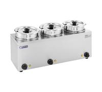 Baño maría hotpot - 3 x 2,75 L - 450 W | Royal Catering