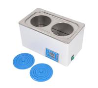 Baño María Termostático, Calentador de Agua Digital para Evitar Derrames, Alta Precisión, Fácil de Limpiar, Alta Sensibilidad con 2 Aberturas para Laboratorio (Enchufe europeo