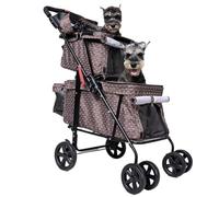 Baño para Mascotas Carro Plegable portátil for Mascotas, Carro for Perros y Gatos, Coche pequeño Separado Fuera de la Jaula for(C)