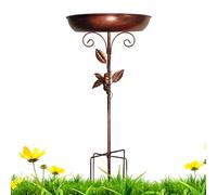 Baño para pájaros - Baño de jardín Vintage para pájaros, de Agua | Baño Decorativo, Resistente a la Intemperie al Aire Libre, Pedestal Antiguo, Cuenco de de jardín, al Aire Libre
