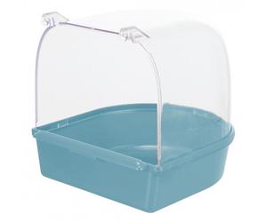 Baño para pájaros semicircular de plástico para exterior - Trixie