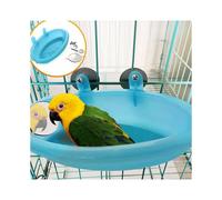 Baño para pájaros: Su oasis personalizado compatible con mascotas con plumas, elaborado con plástico no tóxico compatible con la seguridad,