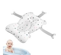 baño para recién nacido, cojín plegable ajustable para bañera, artículos esenciales para recién nacidos con hebillas y 3 cinturones seguridad, para viajar casa y apartamento