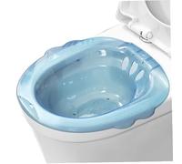 Baño Sitz para el inodoro portátil sobre el inodoro Portable Bidet Anti-Overflow Bidet Bidet Adjunto Hemorroides SITZ Bath para Atención Privada Postparto Azul