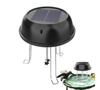 Baño solar para pájaros Bubbler - Flujo de agua de accionamiento solar, circulador decorativo para estanque, fuente de patio trasero, platillo resistente a la intemperie, movimiento continuo del agua