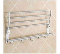 Baño Tendedero De Ropa Pared Plegable Acero Inoxidable Poste De La Ropa Al Aire Libre Empujar Y Jalar Tendedero Estantes De Secado De Ropa,50cm