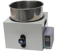 Baño termostático digital de aceite/agua, calentador eléctrico de acero inoxidable con elevación ajustable, RT 250 ℃, precisión ± 1 ℃ para laboratorio y uso comercial