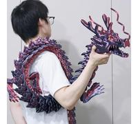 BANPIWOLG Juguetes grandes de dragón impresos en 3D de 79 pulgadas, figuras de lacertid de animales XXL superlargas y de gran tamaño, impresora 3D gigante, huevo de dragón, figuras de acción enormes