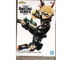 Banpresto BP18617 Figura de Acción Katsuki Bakugo DynaMight My Hero Academia - The Amazing Heroes 12 cm, Multicolor