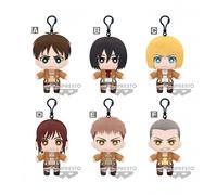 Banpresto BP19084 Figura Attack On Titan Tomonui Plush Assort Series 1, 15 cm, Multicolor