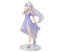 Banpresto BP63601 Ichibansho Figura Emilia (Dreaming Future Story) Re:Zero Starting Life In Another World 19 cm, Multicolor