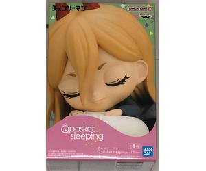 Banpresto BP88663P Figur Q Posket Sleeping Power Chainsaw Man, 7 cm, Mehrfarbig