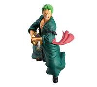Banpresto BP89379P Roronoa Zoro One Piece Action Figure, Grandist, 22 cm, Multic