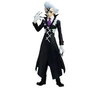 Banpresto DR. STONE - Dr. XENO - Figura Estatua de colección serie FIGURE of STONE WORLD - Altura 16 cm - Color Negro