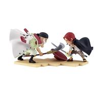 Banpresto Figura de Acción Coleccionable Edward Newgate Vs Shanks One Piece - World Collectable Log Stories 13 cm, Multicolor, BP29081P, Optima para los fanaticos del Anime