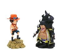 Banpresto Figura coleccionable One Piece Portgas D. Ace vs Marshall D. Teach – 8 cm – BP29382P