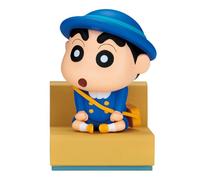Banpresto Figura de Acción Coleccionable Shinchan Crayon Shinchan - Nakayoshi Memories Let's Go To Kindergarten with Kazama-Kun 9 cm, Multicolor, BP29032P, Optima para los fanaticos del Anime