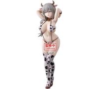 Banpresto Figura de Accion Coleccionable Uzaki Tsuki Uzaki-Chan Wants To Hang out! - Glitter&Glamours - Cow Print Swimsuit Version 27 cm, BP29332P, Multicolor, Optima para los Fanáticos del Anime