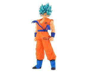 Banpresto Figura de Acción Goku Dragon Ball Super - Blood of Saiyans 18 cm, BP29380P Multicolor. Estatua Coleccionable, óptima para los fanáticos del Anime y coleccionistas.