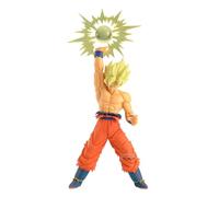Banpresto Figura de Acción Goku IV (Goku Super Saiyan) de Dragon Ball Z - Serie GX Materia, 17cm; Pose Dinámica de Lucha; Alto Nivel de Detalle Coleccionable BP28922P.