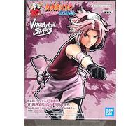 Banpresto Figura de Accion Haruno Sakura Naruto Shippuden, Vibration Stars 16cm BP19550 Multicolor
