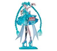 Banpresto Figura de Accion Hatsune Miku Evolve Clearluxe, Emeraldgem 28 cm, BP29326P Multicolor, Figura Coleccionable, Optimo para los fanáticos del Anime