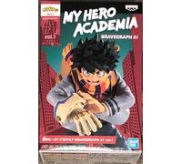Banpresto Figura de Accion Izuku Midoriya - My Hero Academia Bravegraph no.1, Vol.1, 14cm, Multicolor