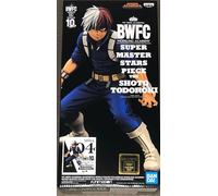Banpresto Figura de Accion My Hero Academia - World Figure Colosseum - Modeling Academy Super Master Stars Piece - The Shoto Todoroki (Two Dimensions), Multicolor, BP18229