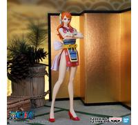 Banpresto Figura de Acción Nami (Ver.A) One Piece - Glitter&Glamours Wanokuni Style II 25cm BP18467 Multicolor