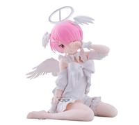 Banpresto Figura de Acción Ram Sweet Angel Ver. Re:Zero -Starting Life In Another World - Relax Time 13cm - PZ71287P Multicolor - Figura Coleccionable - Ideal para los fanáticos del Anime