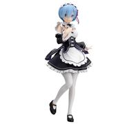 Banpresto Figura de Accion Rem Re:Zero, Starting Life In Another World, Glitter&Glamours, Maid Ver 24 cm, BP28785P Multicolor, Figura Coleccionable, Óptimo para los fanaticos del Anime