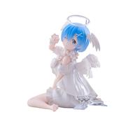 Banpresto Figura de Accion Rem Sweet Angel Ver. Re:Zero -Starting Life In Another World - Relax Time 13cm - PZ69746P Multicolor - Figura Coleccionable - Ideal para los fanáticos del Anime