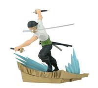 Banpresto Figura de Acción Roronoa Zoro One Piece - Senkozekkei 11 cm - BP89963P Multicolor - Figura Coleccionable - Ideal para los fanaticos del Anime