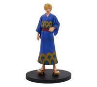 Banpresto Figura de Acción Sanji - One Piece DXF The Grandline Series Wanokuni Yukata Version, 17 cm, BP88989P Multicolor. Estatua coleccionable de piratas, ideal para fans del anime.