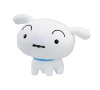 Banpresto Figura de Acción Shiro Crayon Shinchan - Fluffy Puffy (Ver.A) 8 cm - BP89884P Multicolor - Figura Coleccionable - Ideal para los fanaticos del Anime