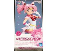 Banpresto, Figura de Acción Super Sailor Chibi Moon Pretty Guardian Sailor Moon Eternal The Movie, Glitter&Glamours (Ver.A) 17 cm, Multicolor BP88291