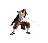 Banpresto Figura de Grandista Shanks de una Pieza | Estatua de PVC de 23 cm | Coleccionable Oficial de Banpresto | Pose icónico Pirata pelirrojo | Figura de exhibición de Anime no articulada