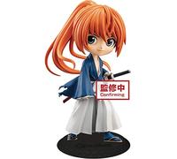 Banpresto - Figura de Rurouni Kenshin Battousai Himura Ver A Q Posket 14 cm BP16499