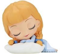 Banpresto Figura Q Posket Cenicienta Sleeping, Disney Characters 7 cm, BP88083P Multicolor, Figura Coleccionable, Optimo para los fanaticos del Anime