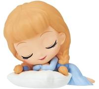 Banpresto Figura Q Posket Cenicienta Sleeping, Disney Characters 7 cm, BP88083P Multicolor, Figura Coleccionable, Optimo para los fanaticos del Anime
