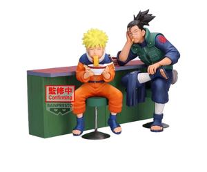Banpresto La Pareja de Naruto Uzumaki e Iruka Umino Ichiraku Ramen