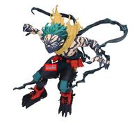 Banpresto My Hero Academia The Amazing Heroes-DX Izuku Midoriya Overlay II | Estatua de Anime de PVC de 14 cm | Coleccionable Oficial de Banpresto | Pose de acción dinámica | Modelo de exhibición no