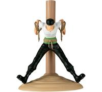 BANPRESTO One Piece Figura Roronoa Zoro FIG LIFE 17cm Porta Lápiz Original