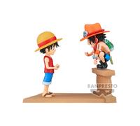 Banpresto One Piece Figuras De Anime Oficiales Luffy Y Ace Set Coleccionable