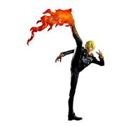 Banpresto One Piece Maximatic Plus Sanji Figura | Estatua de PVC de 27 cm | Coleccionable Oficial de Banpresto | Potente Postura de Combate | Figura de exhibición de Anime no articulada